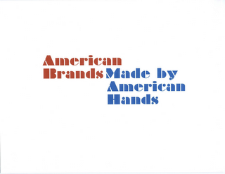 AMERICAN BRANDS MADE BY AMERICAN HANDS logo