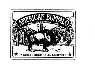 AMERICAN BUFFALO TRADING COMPANY INC. BUILT TOUGH U.S. LEGEND logo