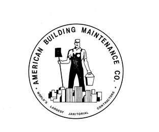 AMERICAN BUILDING MAINTENANCE CO. WORLD'S LARGEST JANITORIAL CONTRACTORS logo