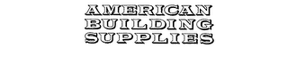 AMERICAN BUILDING SUPPLIES logo