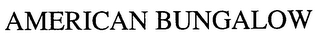 AMERICAN BUNGALOW logo
