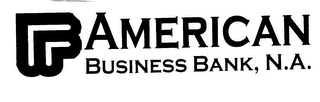 AMERICAN BUSINESS BANK, N. A. logo