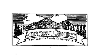 AMERICAN CAMPER THE LEADER IN FAMILY CAMPING FUN logo