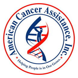 AMERICAN CANCER ASSISTANCE, INC. HELPING PEOPLE IS IN OUR GENES. logo
