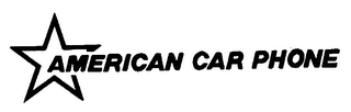 AMERICAN CAR PHONE logo