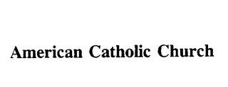 AMERICAN CATHOLIC CHURCH logo