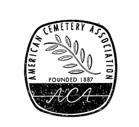 AMERICAN CEMETERY ASSOCIATION FOUNDED 1887 ACA logo