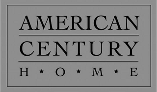 AMERICAN CENTURY HOME logo
