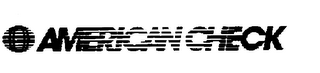 AMERICAN CHECK logo