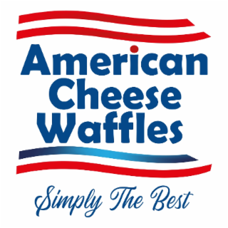 AMERICAN CHEESE WAFFLES SIMPLY THE BEST logo