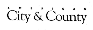 AMERICAN CITY & COUNTY logo