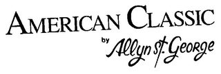 AMERICAN CLASSIC BY ALLYN ST. GEORGE logo