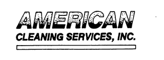 AMERICAN CLEANING SERVICES, INC. logo