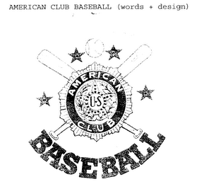 AMERICAN CLUB BASEBALL logo