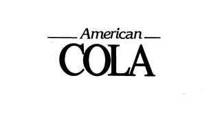AMERICAN COLA logo
