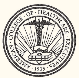 AMERICAN COLLEGE OF HEALTHCARE EXECUTIVES 1933 logo