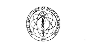 AMERICAN COLLEGE OF NUCLEAR MEDICINE 1971 logo