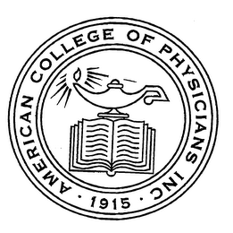 AMERICAN COLLEGE OF PHYSICIANS INC 1915 logo