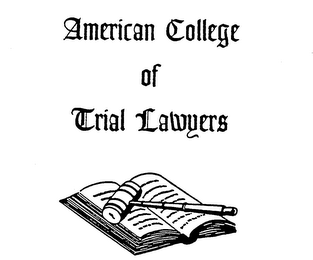AMERICAN COLLEGE OF TRIAL LAWYERS logo