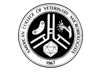 AMERICAN COLLEGE OF VETERINARY MICROBIOLOGISTS 1967 logo