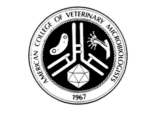 AMERICAN COLLEGE OF VETERINARY MICROBIOLOGISTS 1967 logo