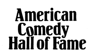 AMERICAN COMEDY HALL OF FAME logo