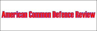 AMERICAN COMMON DEFENCE REVIEW logo