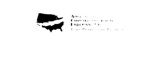 AMERICAN COMMUNICATION EXPRESS, INC.  YOUR PROJECTION PARTNER logo