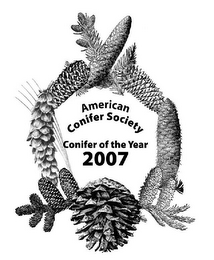 AMERICAN CONIFER SOCIETY CONIFER OF THE YEAR logo