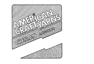 AMERICAN CRAFTYARNS CRESLAN ACRYLIC FIBER logo