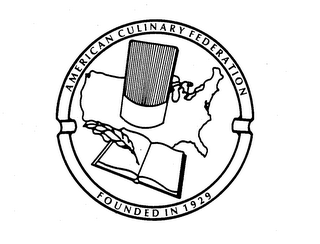 AMERICAN CULINARY FEDERATION FOUNDED IN 1929 logo