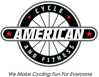 AMERICAN CYCLE AND FITNESS WE MAKE CYCLING FUN FOR EVERYONE logo