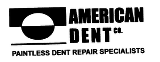 AMERICAN DENT CO.  PAINTLESS DENT REPAIR SPECIALISTS logo