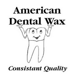 AMERICAN DENTAL WAX CONSISTENT QUALITY logo
