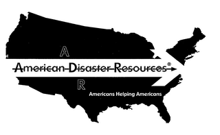 AMERICAN DISASTER RESOURCES AMERICANS HELPING AMERICANS logo