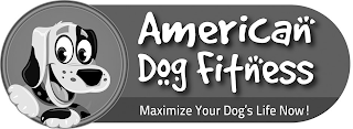 AMERICAN DOG FITNESS MAXIMIZE YOUR DOG'S LIFE NOW! logo