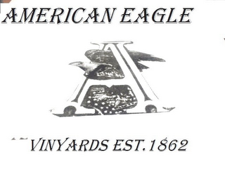 AMERICAN EAGLE A VINYARDS EST. 1862 logo