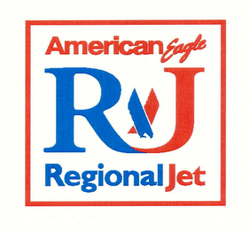 AMERICAN EAGLE RJ REGIONAL JET logo