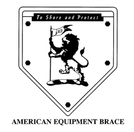 AMERICAN EQUIPMENT BRACE TO SHORE AND PROTECT AEB logo