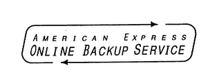 AMERICAN EXPRESS ONLINE BACKUP SERVICE logo