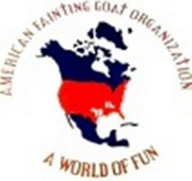 AMERICAN FAINTING GOAT ORGANIZATION A WORLD OF FUN logo