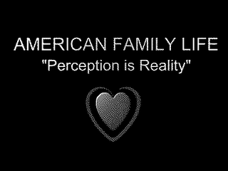 AMERICAN FAMILY LIFE "PERCEPTION IS REALITY" logo