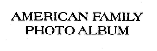 AMERICAN FAMILY PHOTO ALBUM logo