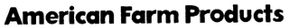 AMERICAN FARM PRODUCTS logo