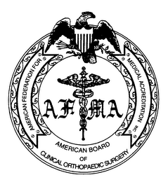 AMERICAN FEDERATION FOR MEDICAL ACCREDITION INC AMERICAN BOARD OF CUNICAL ORTHOPAEDIC SURGERY logo