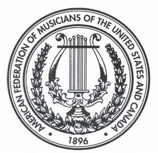 AMERICAN FEDERATION OF MUSICIANS OF THE UNITED STATES AND CANADA 1896 logo