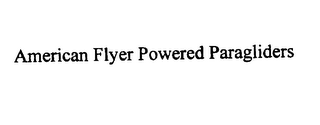 AMERICAN FLYER POWERED PARAGLIDERS logo