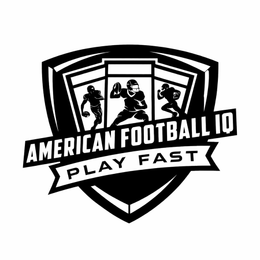 AMERICAN FOOTBALL IQ PLAY FAST logo