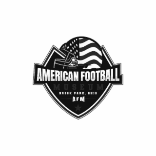 AMERICAN FOOTBALL MUSEUM BROOK PARK, OHIO AFM logo