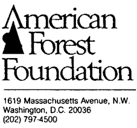 AMERICAN FOREST FOUNDATION logo